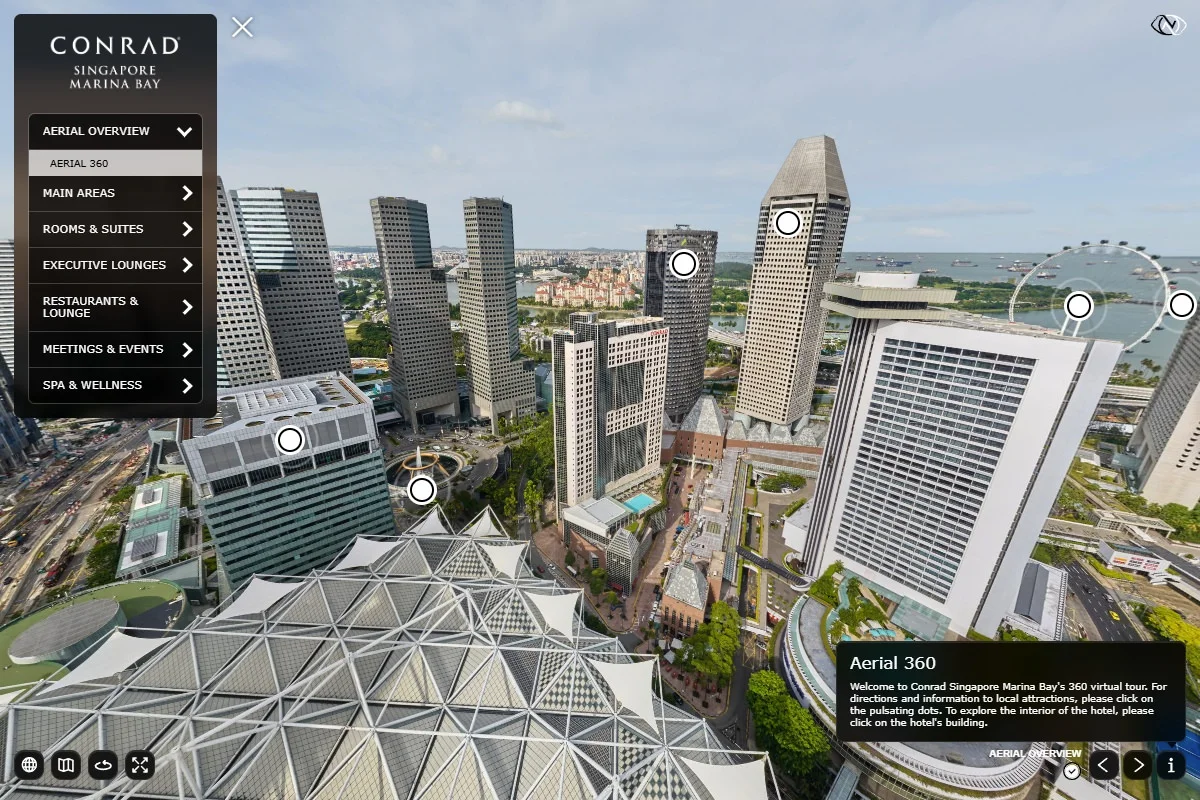 Virtual Tour at Conrad Centennial Singapore Hotel