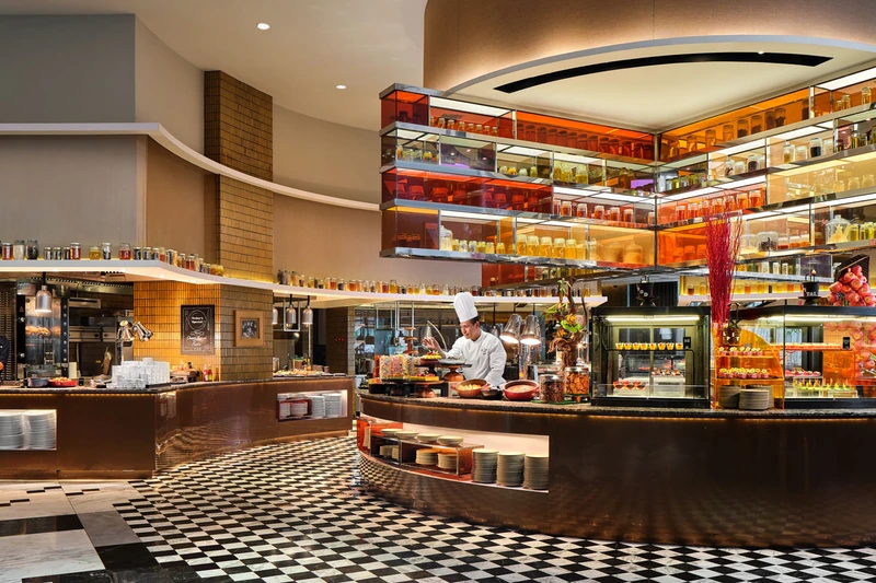Grand Copthorne Waterfront Hotel Singapore restaurant buffet overview