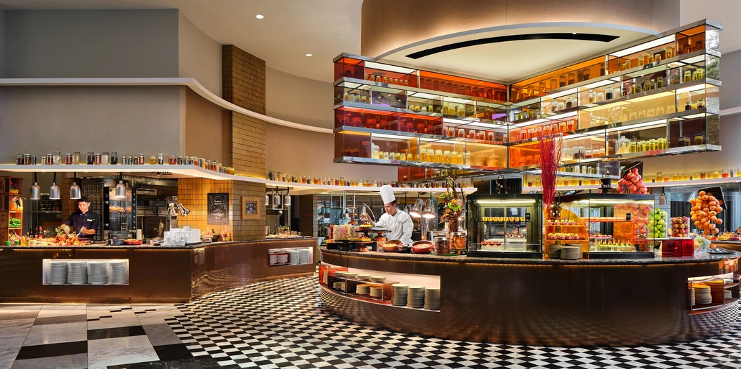 Grand Copthorne Waterfront Hotel Singapore restaurant buffet overview