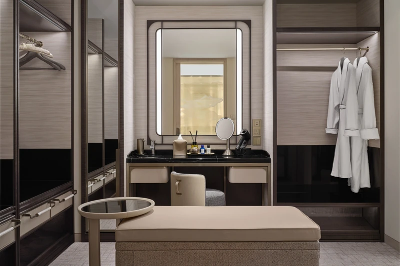 Marina Bay Sands Paiza rooms - 1BR Sea View - Dressing Room