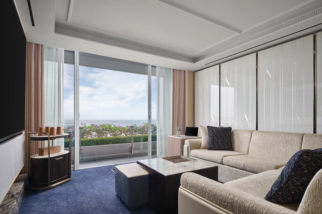 Marina Bay Sands Paiza rooms - 1BR Sea View - Media Room