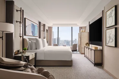 Marina Bay Sands Paiza rooms 2BR City View - Master Bedroom