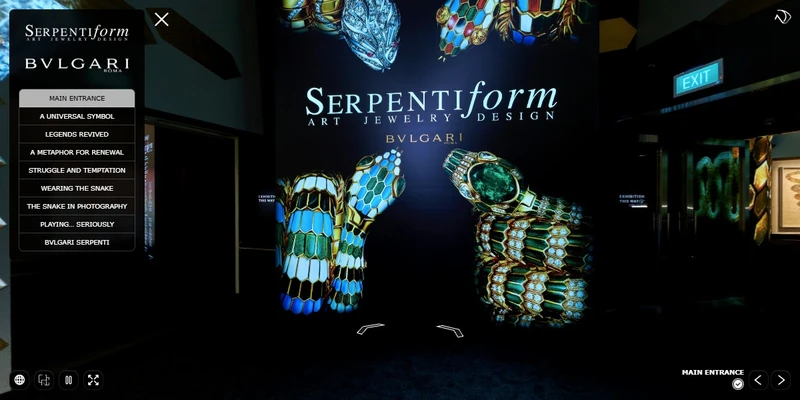 Bulgari SerpentiForm in Singapore Art Gallery Virtual Tour