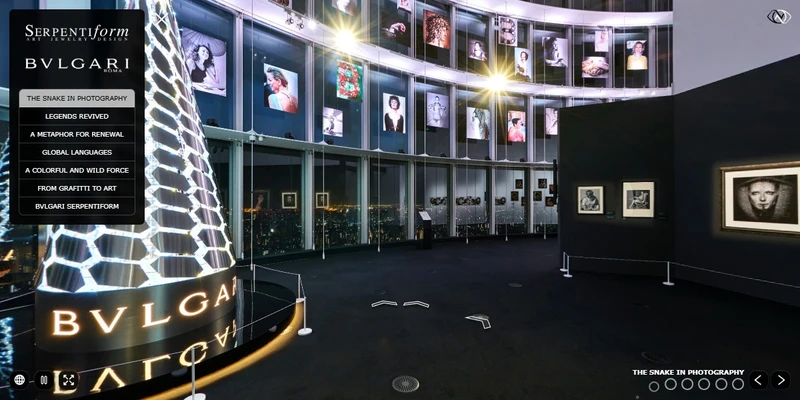 Bvlgari Serpentiform Tokyo Art Gallery Virtual Tour