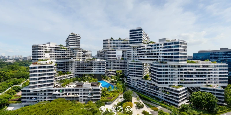 The Interlace Singapore Aerial 360