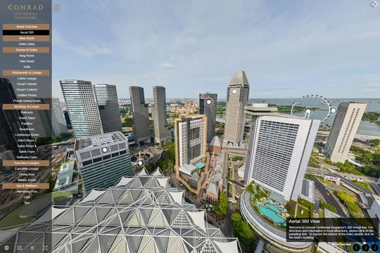 Virtual Tour at Conrad Centennial Singapore Hotel