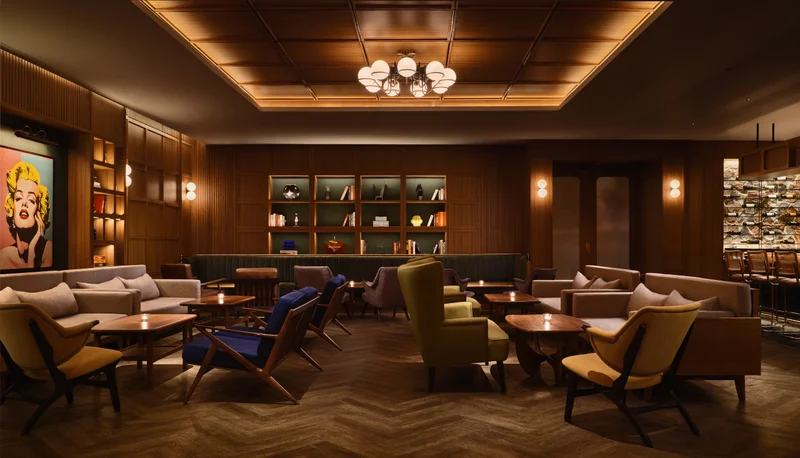 APT 101 Bangkok entertainment room bar and lounge overview