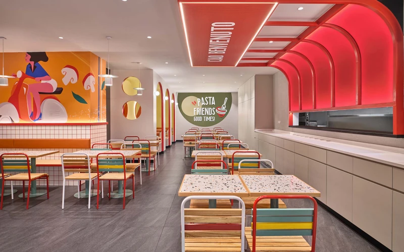 PastaMania Lot One Restaurant Interior Photography