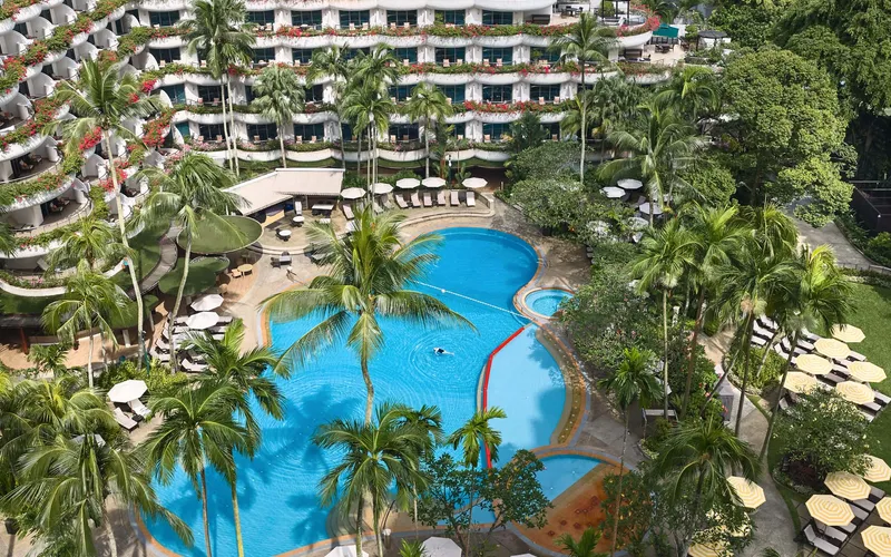 Shangri-La Hotel Singapore - Aerial & Drone Photography