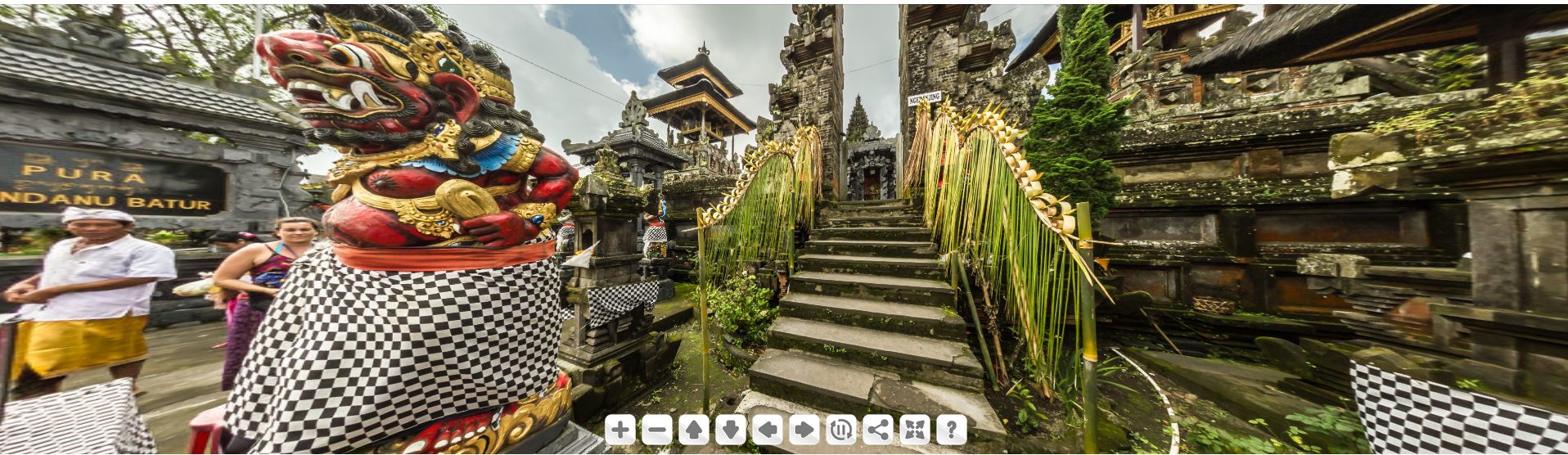 they rebuilt their village and the temple.