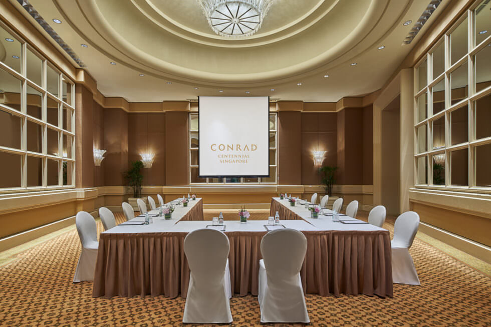 Meeting Room & Function Room Photography at Conrad Singapore