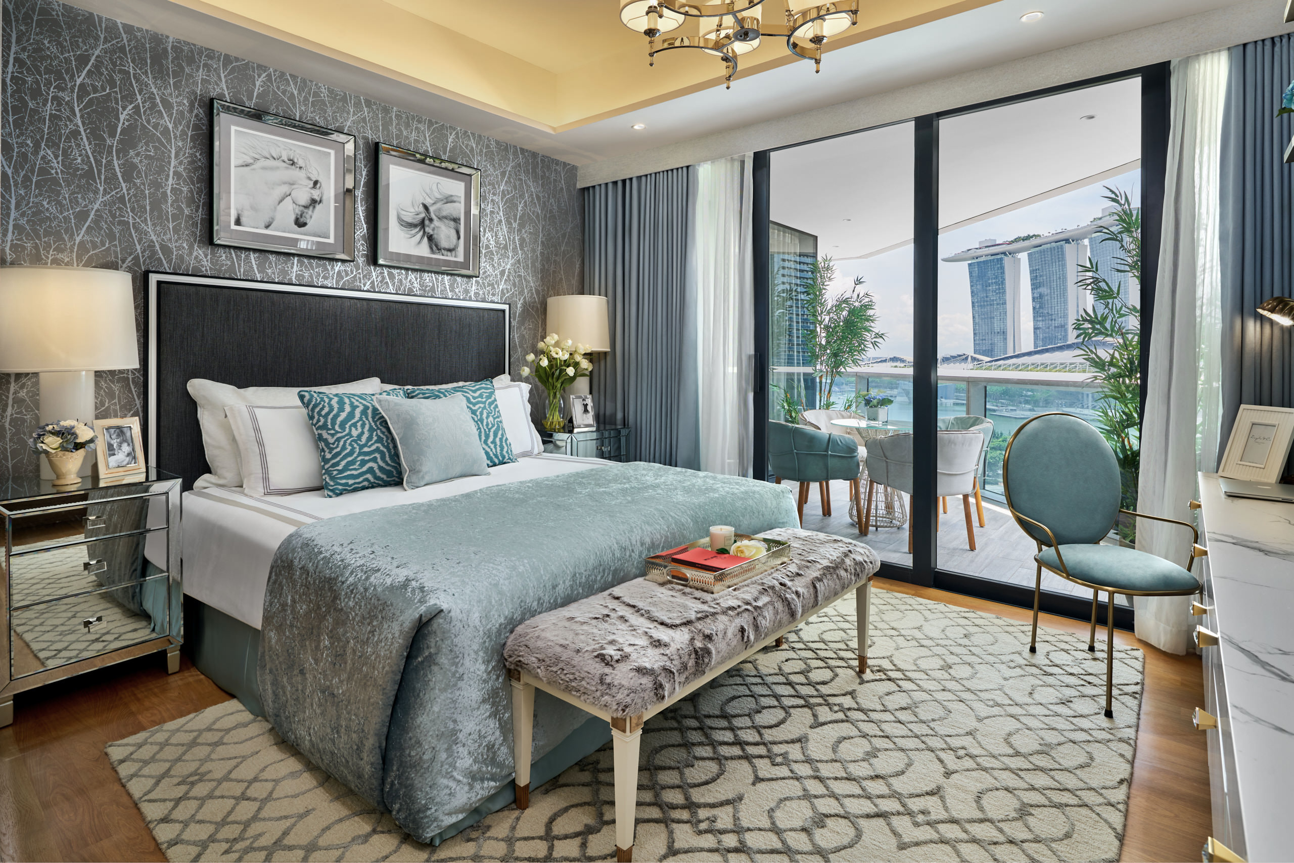 Interior Design Photography At Marina Bay Suites Singapore